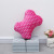 Crystal super soft car bone pillow back pillow personality creative modeling dot portable pillow manufacturers straight