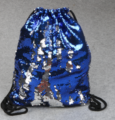 Environmental PE drawstring pocket waterproof sports drawstring backpack bag travel folding luggage storage bag custom