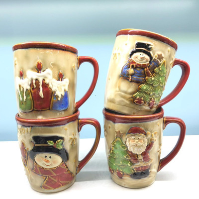 Ceramic handicraft articles, Santa Claus snowman keller keller Christmas gift Christmas decoration