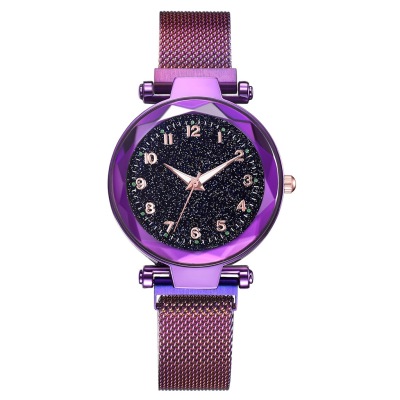 Manufacturers spot web celebrity star watch selling sound night watch with the same type of magnet magnet ladies table