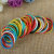 Manufacturers supply one-time high elastic hair rubber band hair band color headdress hair ring wholesale