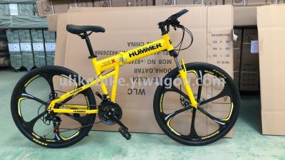 Bicycle 26 inches 24 - speed 6 knife wheel mountain bike factory direct sales