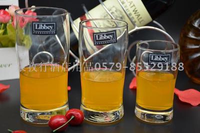Libbey Libbey Glass Cup Heat-Resistant Water Cup Bamboo Cup Juice Drink Milk Cup Hotel Supplies