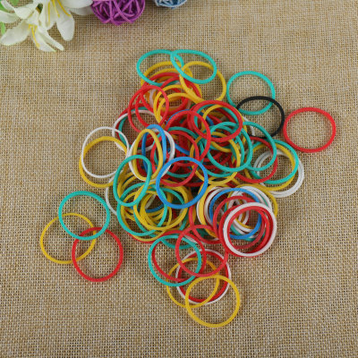 Manufacturers supply one-time high elastic hair rubber band hair band color headdress hair ring wholesale