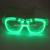 ZD Light Guide Glasses Halloween Christmas Luminous Products Manufacturer Foreign Trade Popular Style Hollow Luminous Glasses Guide