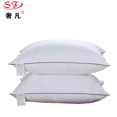 Feather velvet pillow hotel bedding Feather velvet pillow core hotel cotton pillow core adult genuine household goods