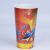 Plastic advertising Cup Metal effect mold with 3D advertising flower Paper Cup can be customized LOOG hot and cold drinks