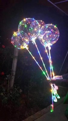 Hot style LED luminous Balloon Flash Balloon Rocker with light Balloon night Market helium