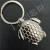 Little Turtle Metal Keychains Single Row Keychain Plastic Drop Laser Custom Logo Guangdong Factory Direct Sales