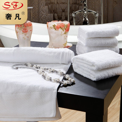 Five-Star Hotel Towel Pure Cotton Adult Face Towel Thick Absorbent Household White Beauty Salon Face Towel High Quality