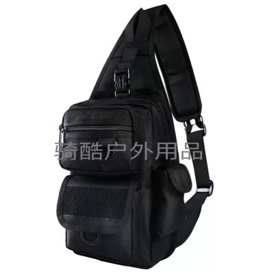 Tactical single shoulder bag Tactical chest bag saddle sports bag