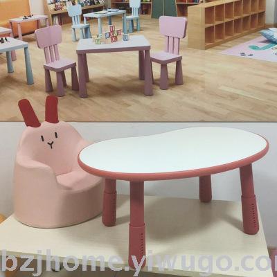 Korean peanut table baby table children learning table writing game table can be raised or lowered adjustable desk desk