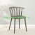 Simple modern Nordic Windsor chair plastic dining chair backrest chair outdoor balcony hotel reception office chair