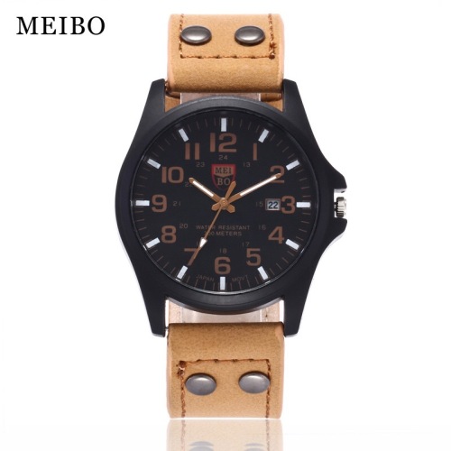 wish popular european and american fashion frosted belt calendar men‘s watch simple digital scale quartz watch wholesale