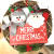 Christmas rattan Pendant Santa Puppet Father Snowman Decoration Festival party decorations