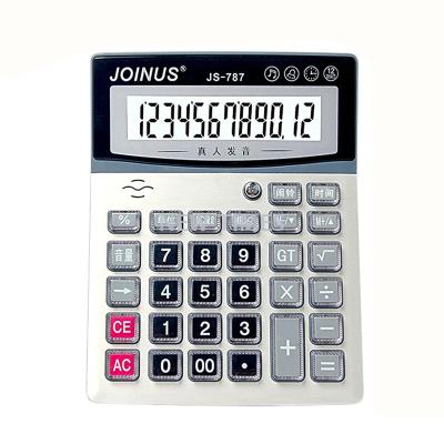 Manufacturer direct sales joinus-787 real person pronunciation multifunction with check money pecial calculator