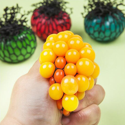 Decompression Grape Ball Vent Ball Creative Whole Person Adult and Children Strange Hard Pinch Vent Water Ball Toy