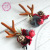 New fashion hot selling red pinecone fawn Christmas hairpin saw hair hoop DIY flower heart flowers on clip wholesale