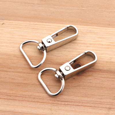 High Quality Luggage Buckle Hooks Snap Hook Stainless Steel Alloy Universal Buckle Key Spring Fastener Hanging Buckle Leather Bag Hardware Accessories