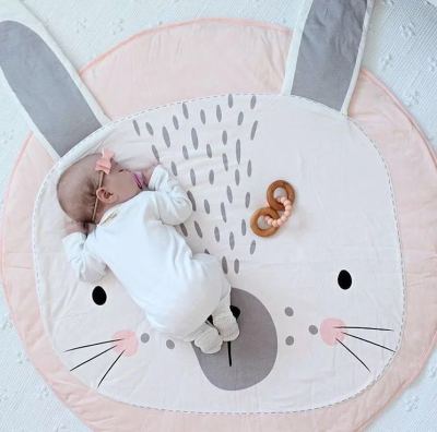 Nordic style ins game pad for infants and children room crawling pad with cotton printed cartoon animal design 2019 new style