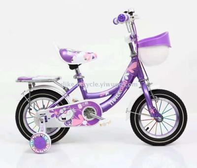 Bicycle 121416 new women's buggy with basket back seat bicycle