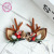 International station selling exquisite pinecone deer antlers on clip headgear shooting, clothing matching accessories wholesale