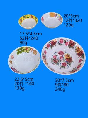 Melamine bowl imitation ceramic bowl, a large number of items in stock can be sold by ton