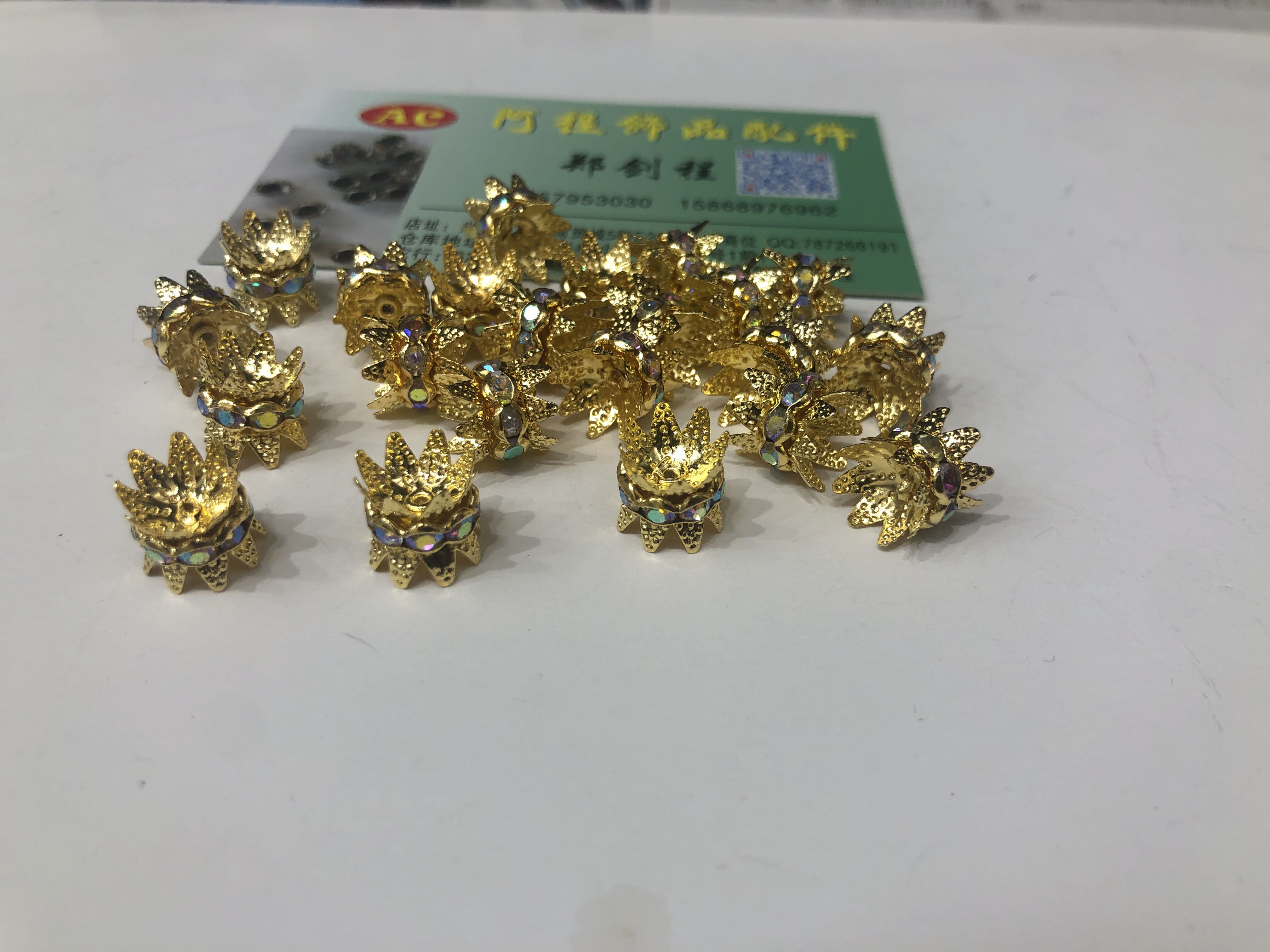 10厘钻圈花托辅料配件