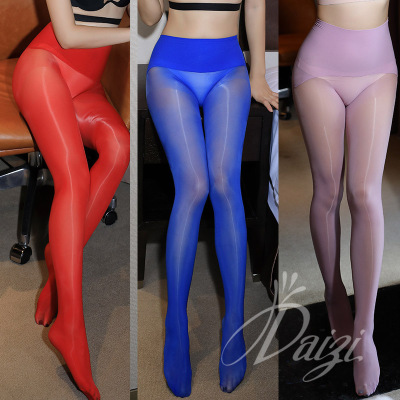 360 Degree Seamless Contraction Trouser Shiny Stockings High Waist Sexy Hip Raise Slimming Socks 8D Ultra-Thin Flash Pantyhose