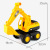Free shipping no. 2197 Children 's middle beach engineering vehicle toy inertia excavator model car toy baby