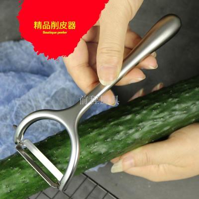 Creative kitchen gadget zinc alloy peeler fruit planer fruit peeler melon and fruit scraper knife
