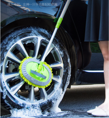 Long handle telescopic car wash brush car dust duster car wax brush mop cleaning supplies car supplies