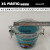 450 ML candy jar Sealed jar Airtight Storage Tea Jars Dried Fruit Container Sugar bowl Clamp Lid Flower Print Can box