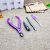 Beauty manicure set 4-piece suction card packing nail clippers nail file pliers