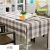 Polyester Table Cloth Fresh and Elegant Plaid Geometric Tablecloth