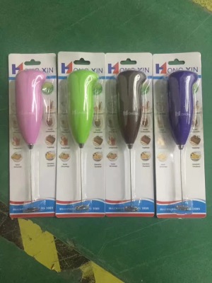 Household Mini Stainless Steel Handheld Electric Whisk Blender Coffee Cosmetics Stirring Rod