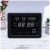 Manufacturer Customized LED Digital Perpetual Calendar Electronic Desk Calendar Wall Clock Living Room Mute Clock Calendar Clock Time-Limited Promotion