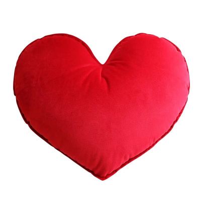 INS Nordic Heart-Shaped Velvet Girlish Heart Love Star Pattern Pillow Car Cushion Sofa Cushion Wedding Tie