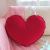 INS Nordic Heart-Shaped Velvet Girlish Heart Love Star Pattern Pillow Car Cushion Sofa Cushion Wedding Tie