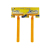 The Disposable razor yellow plastic handle 2 - layer imported stainless steel blade razor holder