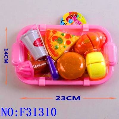 Supermarket for children's toys exclusively for the street wholesale girls play every family music plate F31310