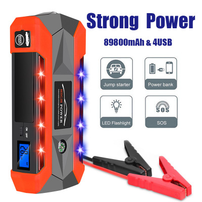 Car Jump Starter 600A Portable Starting Device Lighter 4USB