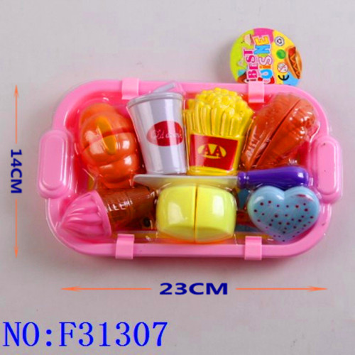 Supermarket for Stall Children‘s Toys Wholesale Girls Playing House Slicer Platter F31307