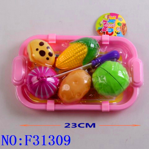 The Supermarket Is Dedicated to the Wholesale of Children‘s Toys for Stalls. Girls Play House Cutting and Cutting Platter F31309