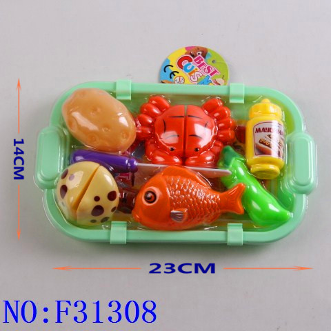 supermarket for stall children‘s toys wholesale girls playing house slicer platter f31308