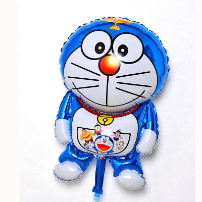 Doraemon Doraemon is coloured with aluminum film for the Festival Birthday party