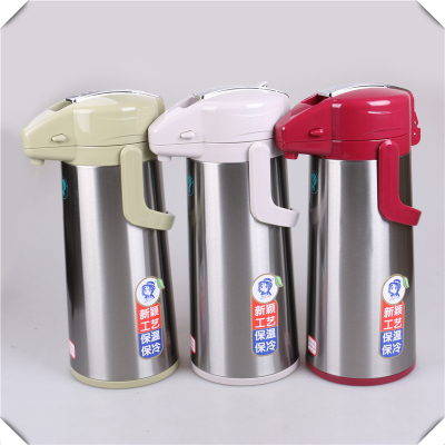 Air Pressure Type Thermos Household Thermal Pot Large Capacity Insulation Pot Press-Type Thermos Bottle Kettle Bottles