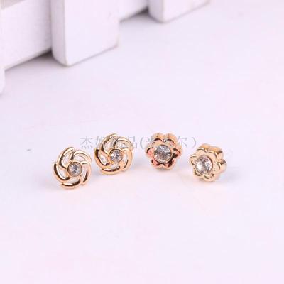 Water drill plastic earring set wholesale Korea ground stall gift earring female trinket headstock factory accessories