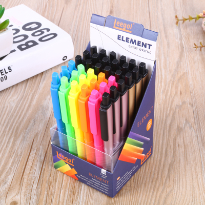 A box of thirty-six legos stationery office supplies for students with movable ballpoint pens