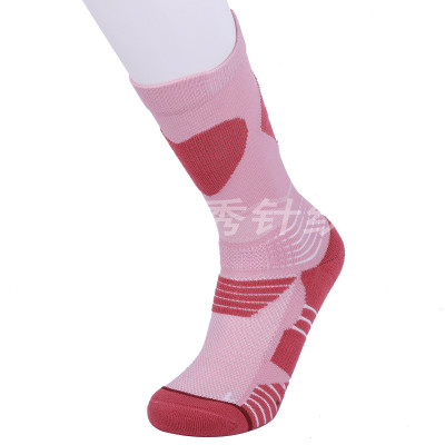 Men's sports socks sweat absorbent non-slip running socks outdoor socks towel bottom boat socks tubebasketball socks men